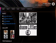 Tablet Screenshot of duanelittles.com
